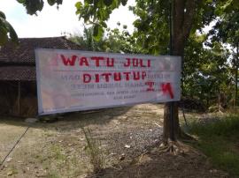 WATUJOLI NGADILOKO KALIALANG DITUTUP