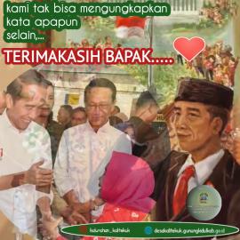 TERIMAKASIH PAK JOKOWI 