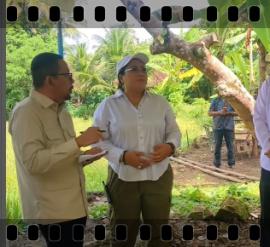 Kunjungan Staf Kepresidenan dan Bupati 