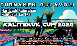 Turnamen Bolavoli Hari Jadi Kalurahan Kalitekuk ke 178